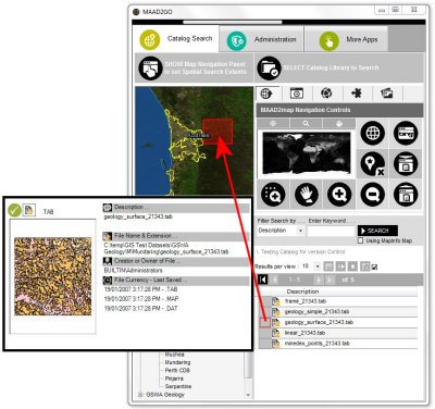 MAAD2GO Catalog Search